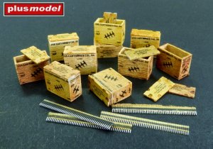 画像1: PlusModel[AL4088]1/48 US ammunition boxes for ammunition belts (1)