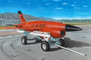 画像1: PlusModel[AL7035]1/72 BQM-34 Firebee with transport cart (1)