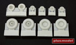 画像2: PlusModel[AL7049]KC-97 Stratotanker wheels