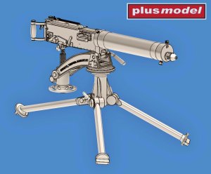 画像1: PlusModel[DP3041]1/35 Mach.gun Vickers B (1)