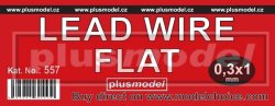画像2: PlusModel[PM557]Lead wire flat 0.3 x 1 mm
