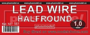 画像1: PlusModel[PM561]Lead wire halfround 1.0 mm (1)