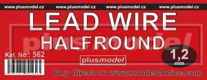 画像1: PlusModel[PM562]Lead wire halfround 1.2 mm (1)