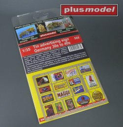 画像1: PlusModel[PM568]1/35 Tin advertising sign Germany 30s to 40s
