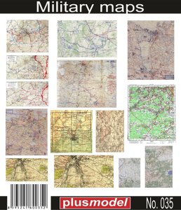 画像1: PlusModel[PM035]1/35 Military maps (1)