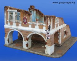 画像1: PlusModel[PM050]1/35拱廊付き民家の廃墟