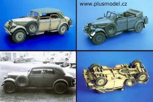 画像1: PlusModel[PM100]1/35WWII独 シュコダ952カブリオレ(フルキット) (1)