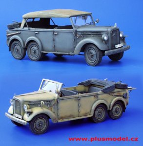 画像1: PlusModel[PM105]1/35WWII独 シュコダ903スタッフカー(フルキット) (1)