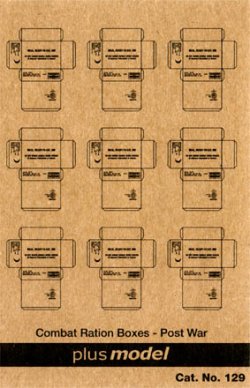 画像1: PlusModel[PM129]1/35米 野戦糧食段ボール箱(戦後)#2