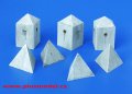 PlusModel[PM131]1/35対戦車 コンクリートブロック 三角錐 #2
