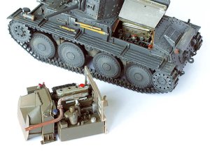画像1: PlusModel[PM133]1/35WWII独 38(t)戦車 エンジンセット (1)