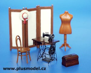 画像1: PlusModel[PM168]1/35仕立屋の家具 (1)