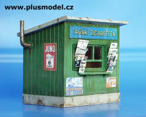 画像1: PlusModel[PM180]1/35ドイツのタバコ販売店 (1)