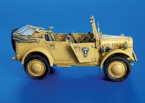 画像1: PlusModel[PM208]1/35WWII独 ストゥバー Kfz.1 スタッフカー(フルキット) (1)