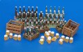 PlusModel[PM220]1/35ビールボトルとビール箱