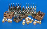 PlusModel[PM220]1/35ビールボトルとビール箱