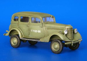 画像1: PlusModel[PM239]1/35WWII露 GAZ61-73 4x4 スタッフカー(フルキット) (1)