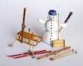 PlusModel[PM255]1/35雪だるま/橇/スキー