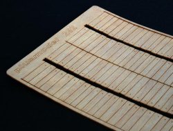 画像1: PlusModel[PM262]1/35板葺き屋根(レーザーカット)