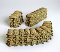 PlusModel[PM305]1/35城壁状に積んだ土嚢