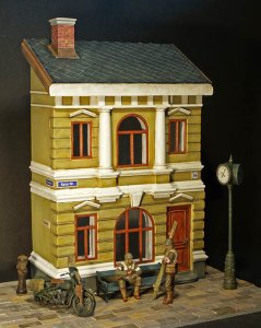 画像1: PlusModel[PM320]1/35市街地の民家 (1)