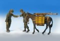 PlusModel[PM323]1/35WWII米 ロバを引く米兵(2体+ロバ)