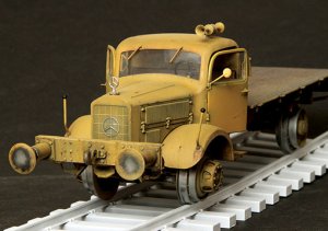 画像1: PlusModel[PM347]1/35WWII独 L4500A 鉄道トラック改造セット(ズベズダ用) (1)