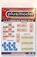 PlusModel[PM382]1/35WWII米 段ボール箱セット #2