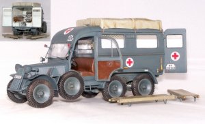 画像1: PlusModel[PM403]1/35WWII独 Kfz.31 野戦救急車(フルキット) (1)