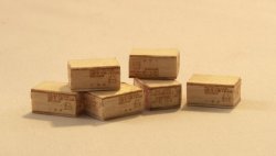 画像1: PlusModel[PM418]1/35WWII米 Cレーション運搬段ボール箱