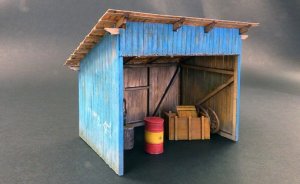 画像1: PlusModel[PM442]1/35物置小屋 (1)