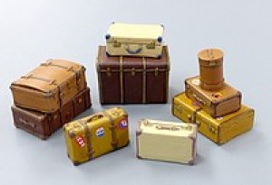 画像1: PlusModel[PM489]1/35Old suitcases (1)