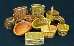 画像1: PlusModel[PM507]Wicker bastets-small