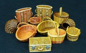 画像1: PlusModel[PM507]Wicker bastets-small (1)