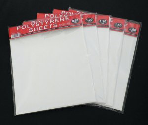 画像1: PlusModel[PM526]Polystyrene sheets big 0,8 mm (1)