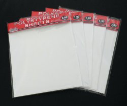 画像1: PlusModel[PM527]Polystyrene sheets big 1,0 mm