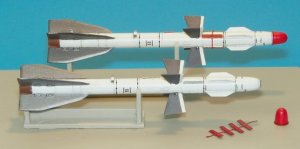 画像1: PlusModel[AL4006]1/48露 空対空ミサイルR-27T AA-10 アラモB(2発) (1)