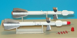 画像1: PlusModel[AL4008]1/48露 空対空ミサイルR-27ET AA-10 アラモD(2発) (1)