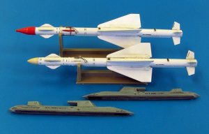 画像1: PlusModel[AL4021]1/48露 空対空ミサイルR-24Rエイペックス(2発) (1)