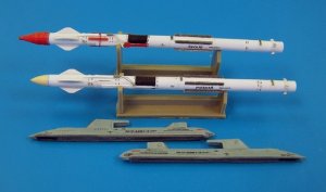 画像1: PlusModel[AL4023]1/48露 空対空ミサイルUZR-23訓練弾(2発) (1)