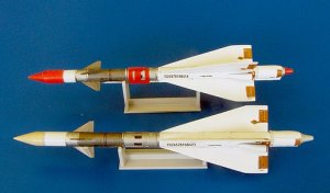 画像1: PlusModel[AL4043]1/48露 空対空ミサイルR-40R AA-6 アクリッド(2発) (1)