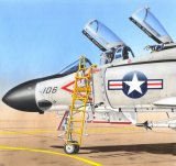 PlusModel[AL4050]1/48F-4ファントム 乗降ラダー(インジェクションキット)