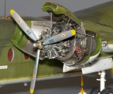 PlusModel[AL7003]1/72DHC-4カリブー 左翼エンジンセット(ホビークラフト用)