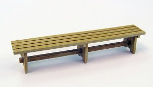画像1: PlusModel[EL064]1/35木製ベンチ (1)