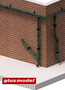画像2: PlusModel[PM606]1/35 Roof gutters