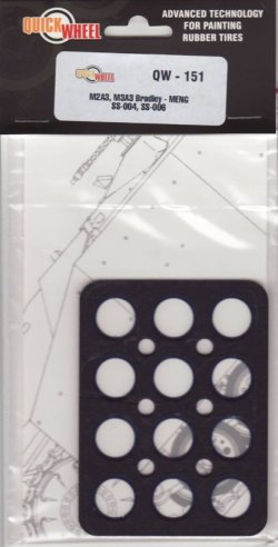 画像1: QuickWheel[QW-151]M2A3, M3A3 Bradley（対応キット：モンモデルSS-004, SS-006）