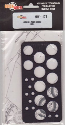 画像1: QuickWheel[QW-173]AMX-30（対応キット：タイガーモデル4604）