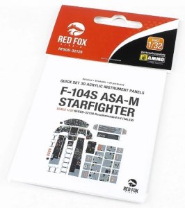 画像1: レッドフォックススタジオ[RFSQS-32128]1/32 F-104S ASA-Mスターファイター (イタレリ用) (1)