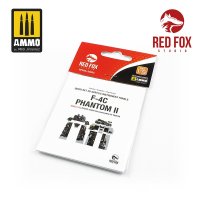 レッドフォックススタジオ[RFSQS-32002]1/32 F-4C ファントムII用3Dアクリルインパネ (タミヤ用)