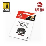 レッドフォックススタジオ[RFSQS-32003]1/32 P-38L-5-LO ライトニング用3Dアクリル インパネ (トランペッター用)